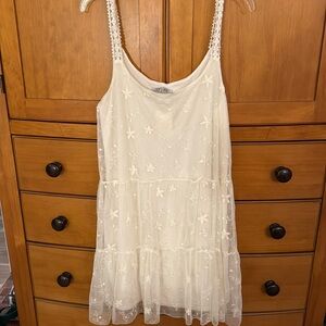 Easel Cream Dress